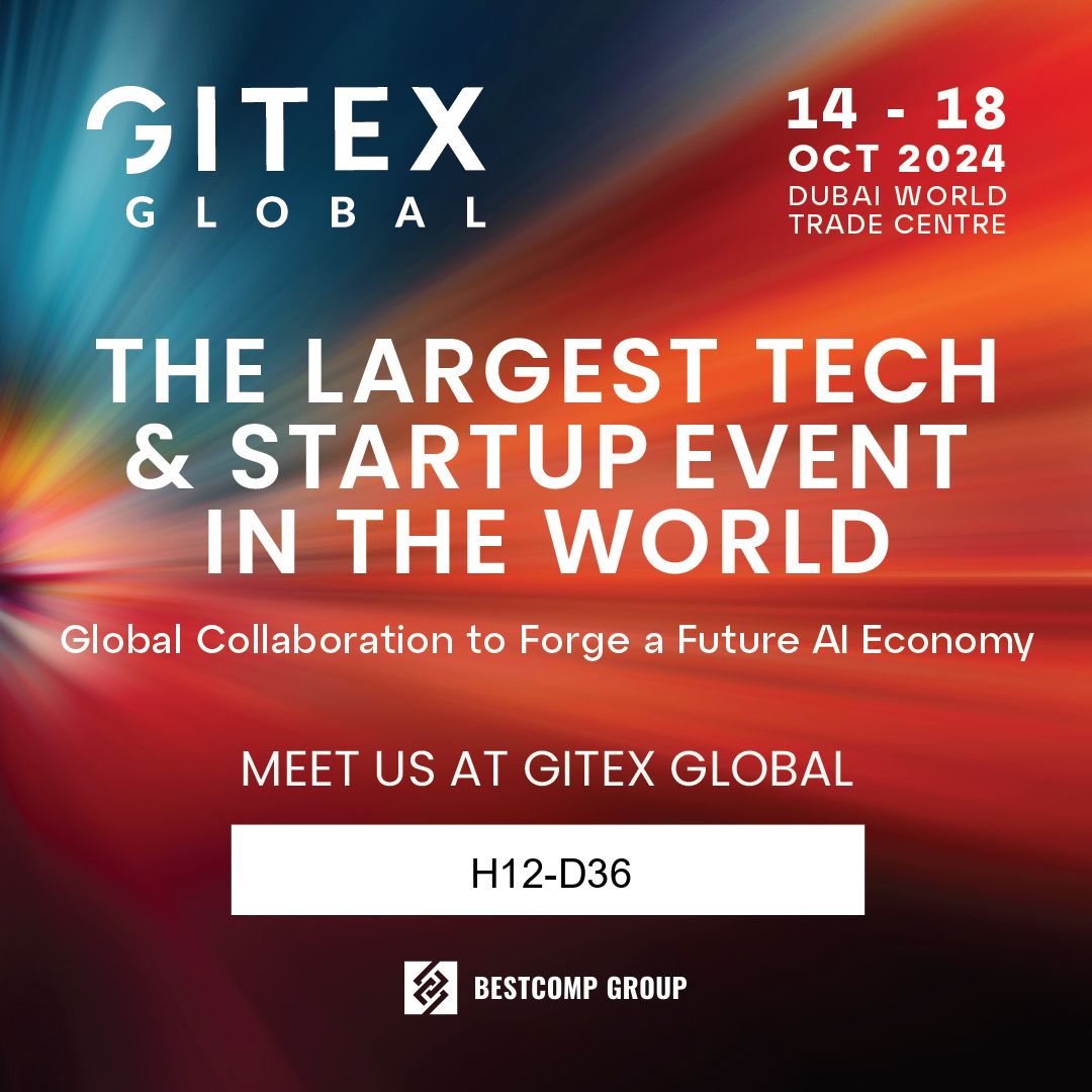 Bestcomp Group примет участие в крупнейшей выставке технологий и стартапов GITEX GLOBAL!